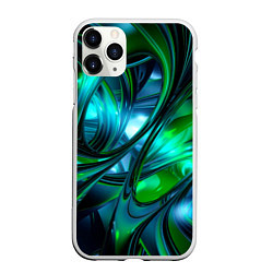 Чехол iPhone 11 Pro матовый Изумрудное настроение, цвет: 3D-белый