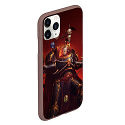 Чехол iPhone 11 Pro матовый Капитан роты Хаоса, цвет: 3D-коричневый — фото 2