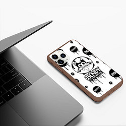 Чехол iPhone 11 Pro матовый Звездный Бенди, цвет: 3D-коричневый — фото 2