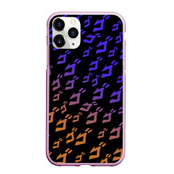 Чехол iPhone 11 Pro матовый JOJOS BIZARRE ADVENTURE PATTERN, цвет: 3D-розовый