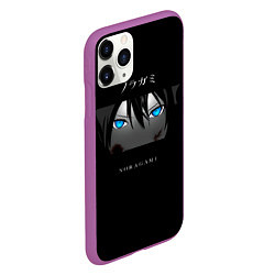 Чехол iPhone 11 Pro матовый Взгляд Ято Noragami, цвет: 3D-фиолетовый — фото 2