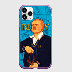 Чехол iPhone 11 Pro матовый Bully, Джимми Хопкинс, цвет: 3D-фиолетовый