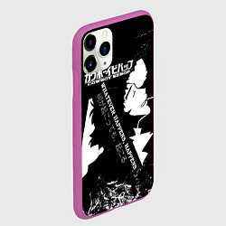 Чехол iPhone 11 Pro матовый Ичиго, Бякуя, Тосиро и Гин - Bleach, цвет: 3D-фиолетовый — фото 2