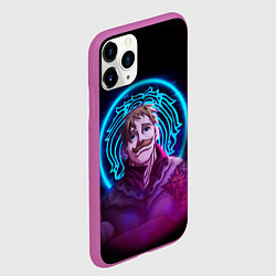 Чехол iPhone 11 Pro матовый ЭСКАНОР 7 СМРТЕНЫХ ГРЕХОВ НЕОН, цвет: 3D-фиолетовый — фото 2