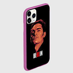 Чехол iPhone 11 Pro матовый БЕРЛИН, БУМАЖНЫЙ ДОМ, цвет: 3D-фиолетовый — фото 2
