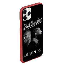 Чехол iPhone 11 Pro матовый Los Angeles Legends Легенды Лос-Анджлелеса, цвет: 3D-красный — фото 2