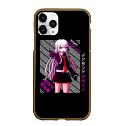 Чехол iPhone 11 Pro матовый Кёко Киригири - Danganronpa, цвет: 3D-коричневый