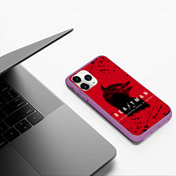 Чехол iPhone 11 Pro матовый BEASTMAN BERSERK БЕРСЕРК, ПРОКЛЯТИЕ, цвет: 3D-фиолетовый — фото 2