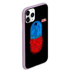 Чехол iPhone 11 Pro матовый Сима в капсуле - Akira, цвет: 3D-сиреневый — фото 2