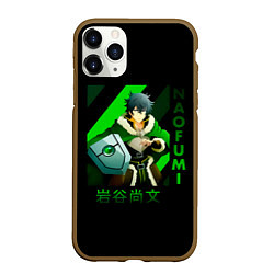 Чехол iPhone 11 Pro матовый Naofumi - The Rising of the Shield Hero, цвет: 3D-коричневый