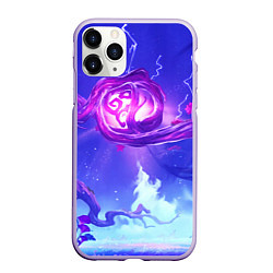 Чехол iPhone 11 Pro матовый Ori and the will of the wisps art, цвет: 3D-светло-сиреневый