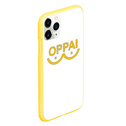 Чехол iPhone 11 Pro матовый OPPAI LOGO ONE-PUNCH MAN, цвет: 3D-желтый — фото 2