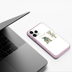 Чехол iPhone 11 Pro матовый Lets get lost, цвет: 3D-розовый — фото 2