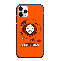 Чехол iPhone 11 Pro матовый South Park - Южный парк Кенни, цвет: 3D-тёмно-синий