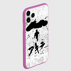 Чехол iPhone 11 Pro матовый Akira черный постер, цвет: 3D-фиолетовый — фото 2