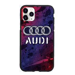 Чехол iPhone 11 Pro матовый AUDI Audi Краски, цвет: 3D-черный