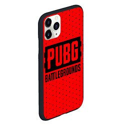 Чехол iPhone 11 Pro матовый PUBG: BATTLEGROUNDS - Графика, цвет: 3D-черный — фото 2