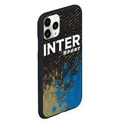 Чехол iPhone 11 Pro матовый INTER Sport - Арт, цвет: 3D-черный — фото 2