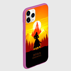 Чехол iPhone 11 Pro матовый Darkness - KonoSuba, цвет: 3D-фиолетовый — фото 2