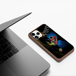Чехол iPhone 11 Pro матовый POPPY PLAYTIME BENDY AND THE INK MACHINE, цвет: 3D-коричневый — фото 2