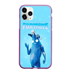 Чехол iPhone 11 Pro матовый Frozen Peely Банан, цвет: 3D-фиолетовый