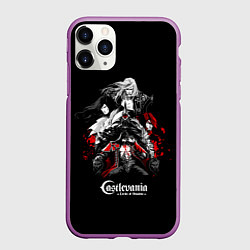 Чехол iPhone 11 Pro матовый Команда Кастклвании, цвет: 3D-фиолетовый