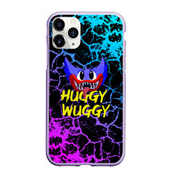 Чехол iPhone 11 Pro матовый HUGGY WUGGY ТРЕЩИНЫ, цвет: 3D-светло-сиреневый