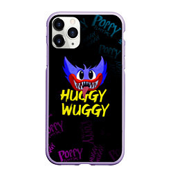 Чехол iPhone 11 Pro матовый HUGGY WUGGY PATTERN, цвет: 3D-светло-сиреневый