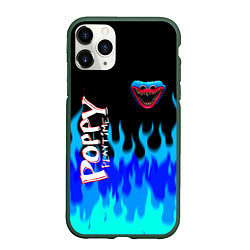 Чехол iPhone 11 Pro матовый Poppy Playtime - Fire, цвет: 3D-темно-зеленый