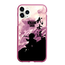 Чехол iPhone 11 Pro матовый Сага о Винланде - Vinland Saga, цвет: 3D-малиновый