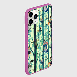 Чехол iPhone 11 Pro матовый Ghibli All, цвет: 3D-фиолетовый — фото 2