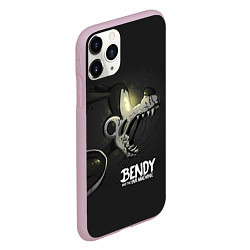 Чехол iPhone 11 Pro матовый Bendy And The Ink Machine Бадди Борис, цвет: 3D-розовый — фото 2