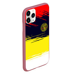 Чехол iPhone 11 Pro матовый Кобра кай Cobra Kai спина, цвет: 3D-малиновый — фото 2