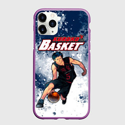 Чехол iPhone 11 Pro матовый Kuroko no Basuke, Aomine Daiki Дайки Аомине, цвет: 3D-фиолетовый