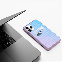 Чехол iPhone 11 Pro матовый Eye Satoru Gojou, цвет: 3D-сиреневый — фото 2