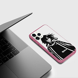 Чехол iPhone 11 Pro матовый Obanai Igurо, цвет: 3D-малиновый — фото 2