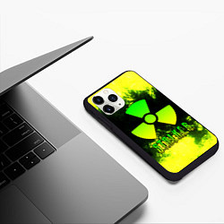 Чехол iPhone 11 Pro матовый S T A L K E R NEON, цвет: 3D-черный — фото 2