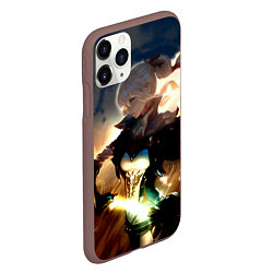 Чехол iPhone 11 Pro матовый Genshin Impact Топ, цвет: 3D-коричневый — фото 2