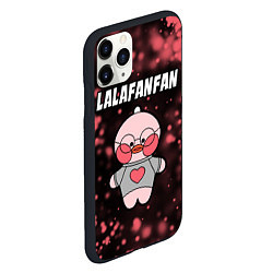 Чехол iPhone 11 Pro матовый LALAFANFAN - СЕРДЕЧКО Частицы, цвет: 3D-черный — фото 2