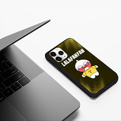 Чехол iPhone 11 Pro матовый ЛАЛАФАНФАН - ЗОНТИК Яркий, цвет: 3D-черный — фото 2