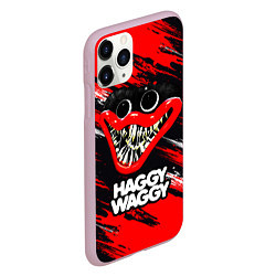 Чехол iPhone 11 Pro матовый POPPY PLAYTIME GAME HAGGY WAGGY ПОППИ ПЛЕЙТАЙМ, цвет: 3D-розовый — фото 2