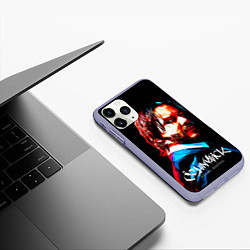 Чехол iPhone 11 Pro матовый Джон Уик Киану Ривз Каллиграфия, цвет: 3D-светло-сиреневый — фото 2