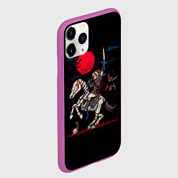 Чехол iPhone 11 Pro матовый Адский Линк, цвет: 3D-фиолетовый — фото 2