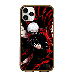 Чехол iPhone 11 Pro матовый Токийский Гуль Красный Змей Tokyo Ghoul Snake, цвет: 3D-коричневый