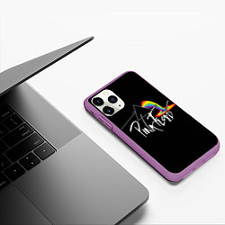 Чехол iPhone 11 Pro матовый PINK FLOYD - ПИНК ФЛОЙД ЛУЖА, цвет: 3D-фиолетовый — фото 2