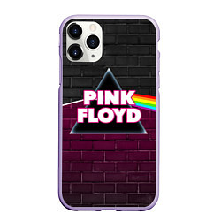 Чехол iPhone 11 Pro матовый PINK FLOYD ПИНК ФЛОЙД, цвет: 3D-светло-сиреневый