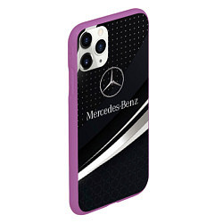 Чехол iPhone 11 Pro матовый Mercedes-Benz Sport, цвет: 3D-фиолетовый — фото 2