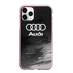 Чехол iPhone 11 Pro матовый Audi туман, цвет: 3D-розовый