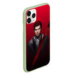 Чехол iPhone 11 Pro матовый Dexter New Bloob, цвет: 3D-салатовый — фото 2