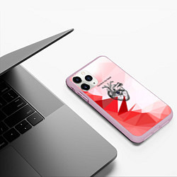 Чехол iPhone 11 Pro матовый Youre in my heart, цвет: 3D-розовый — фото 2